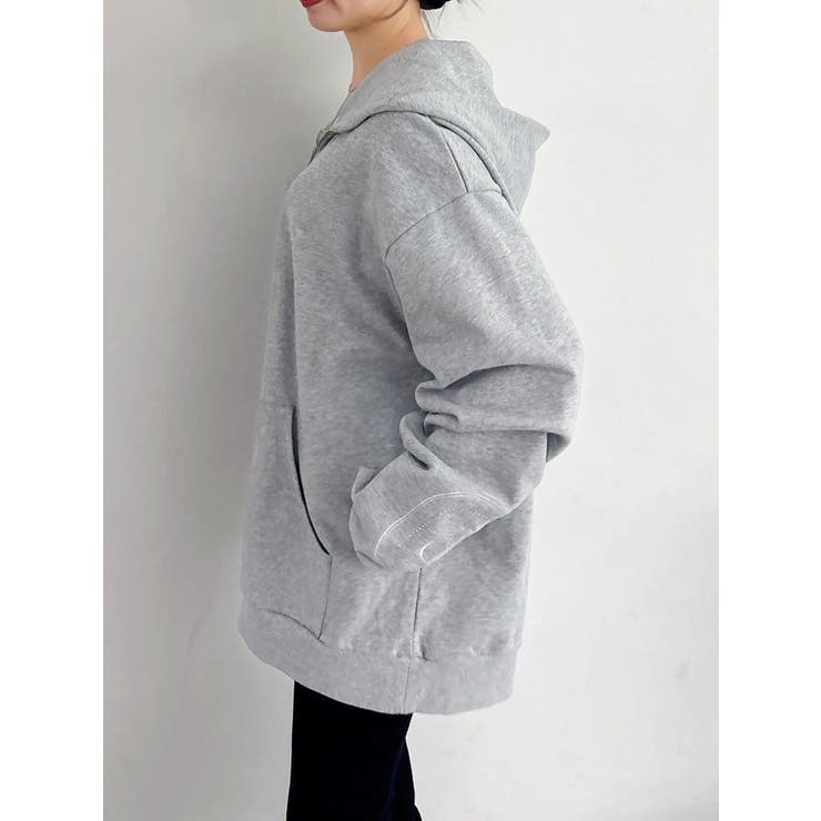 【吉田朱里】ストーンアートハーフジップフーディ | dazzlin | 詳細画像15 