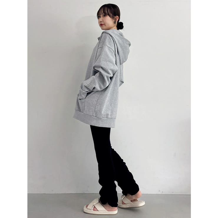 【吉田朱里】ストーンアートハーフジップフーディ | dazzlin | 詳細画像16 