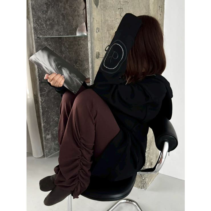 【吉田朱里】ストーンアートハーフジップフーディ | dazzlin | 詳細画像36 