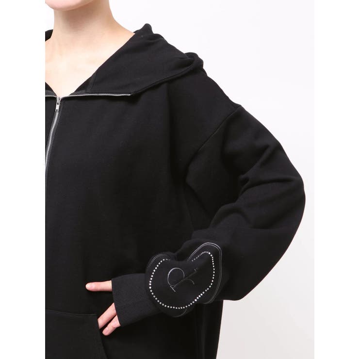 【吉田朱里】ストーンアートハーフジップフーディ | dazzlin | 詳細画像49 