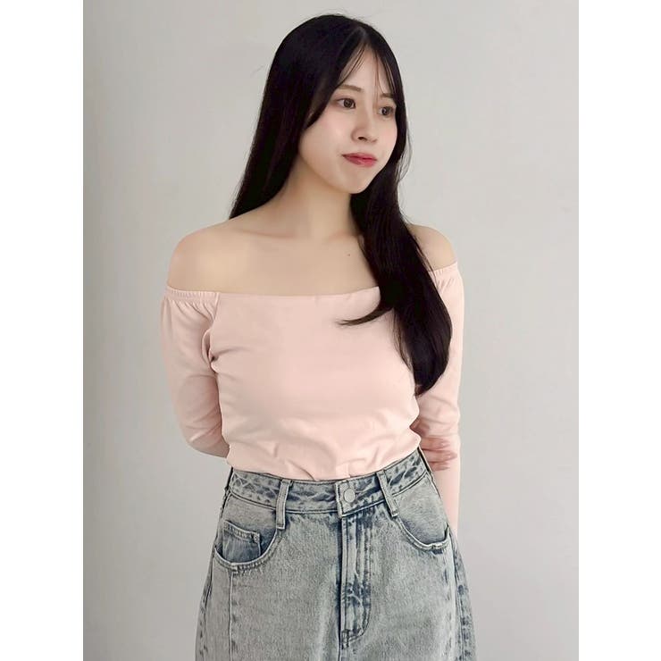 【吉田朱里】温感・セラミド加工カップインオフショルインナー | dazzlin | 詳細画像16 