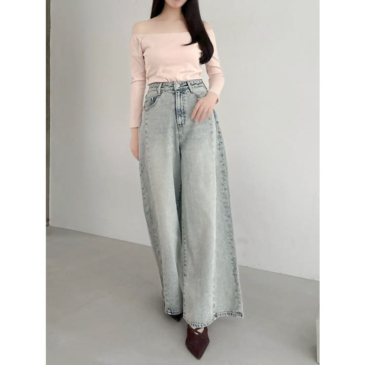 【吉田朱里】温感・セラミド加工カップインオフショルインナー | dazzlin | 詳細画像18 