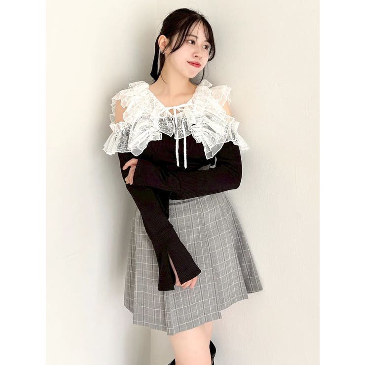 シアーラッフルカットトップス | dazzlin | 詳細画像13 