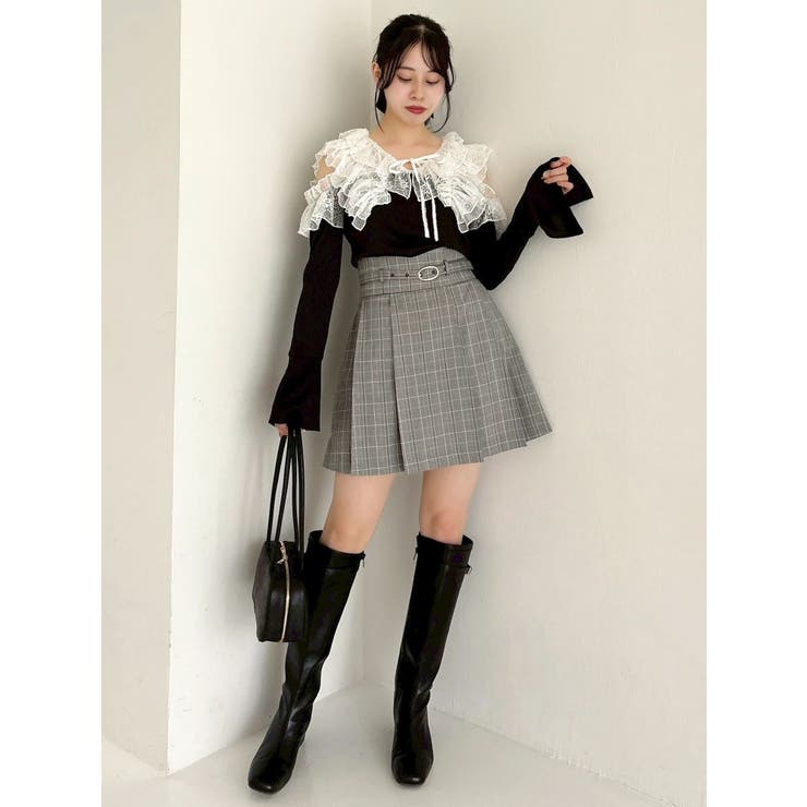 シアーラッフルカットトップス | dazzlin | 詳細画像15 