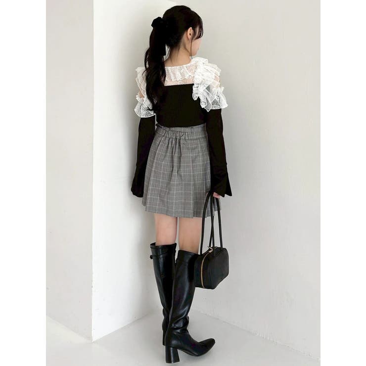 シアーラッフルカットトップス | dazzlin | 詳細画像16 