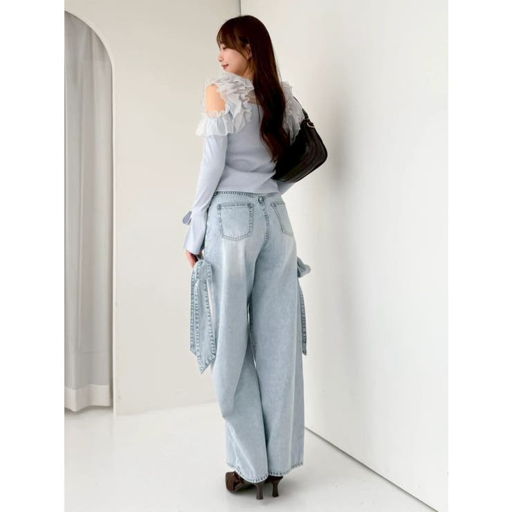 シアーラッフルカットトップス | dazzlin | 詳細画像22 