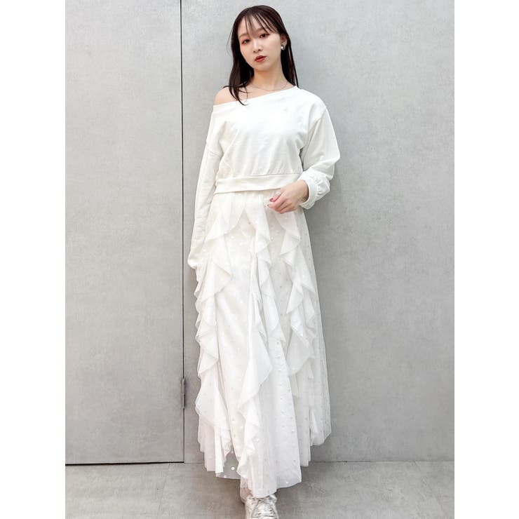 ボウタイシャツレイヤードスウェット | dazzlin | 詳細画像13 