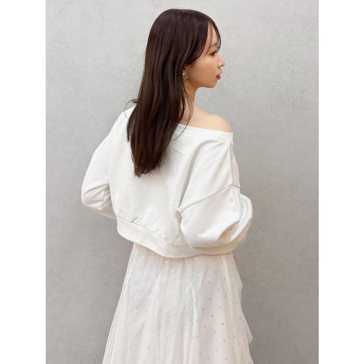 ボウタイシャツレイヤードスウェット | dazzlin | 詳細画像14 