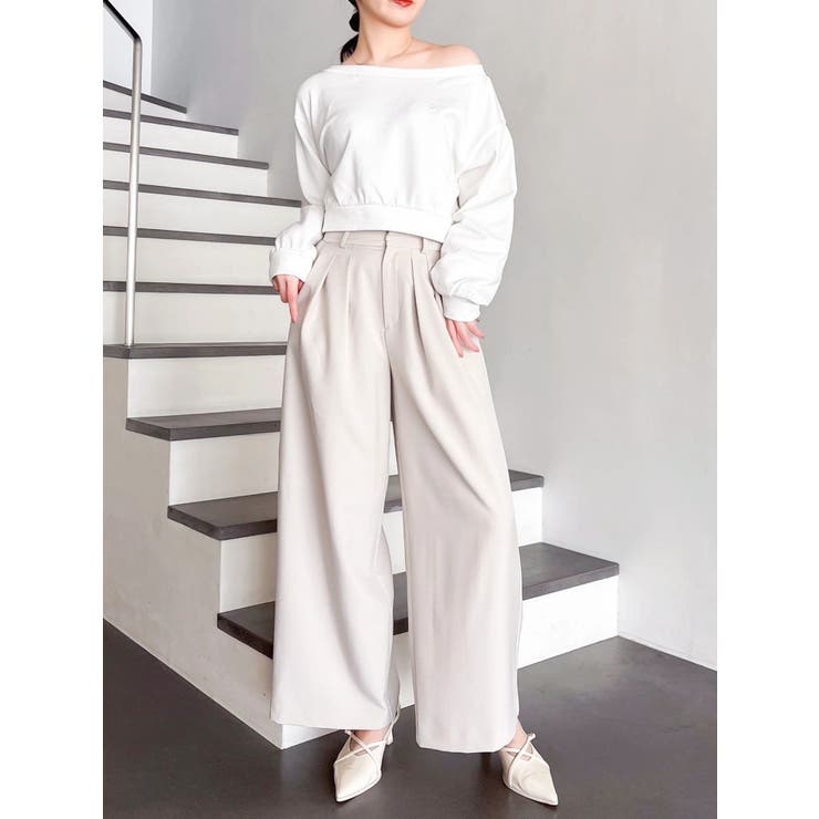 ボウタイシャツレイヤードスウェット | dazzlin | 詳細画像15 