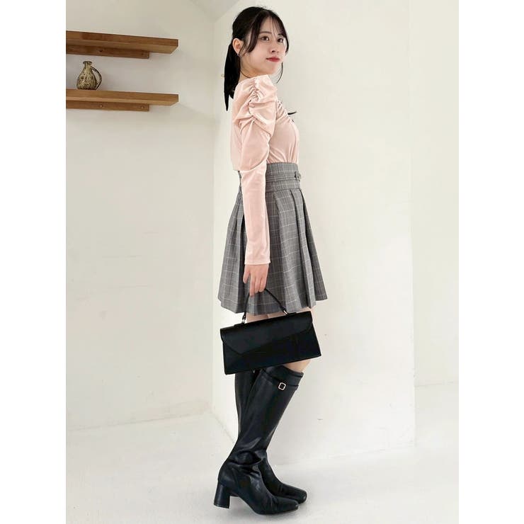 シアーベロアギャザーデザイントップス | dazzlin | 詳細画像26 