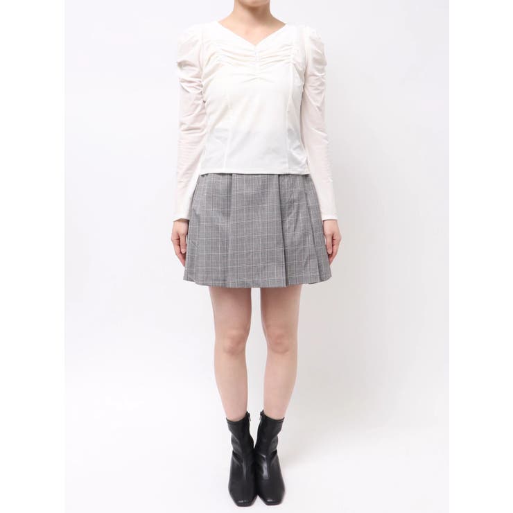 シアーベロアギャザーデザイントップス | dazzlin | 詳細画像37 