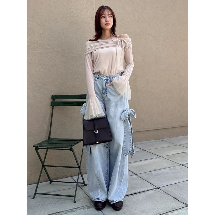 シアーベロアオフショルトップスⅡ | dazzlin | 詳細画像10 