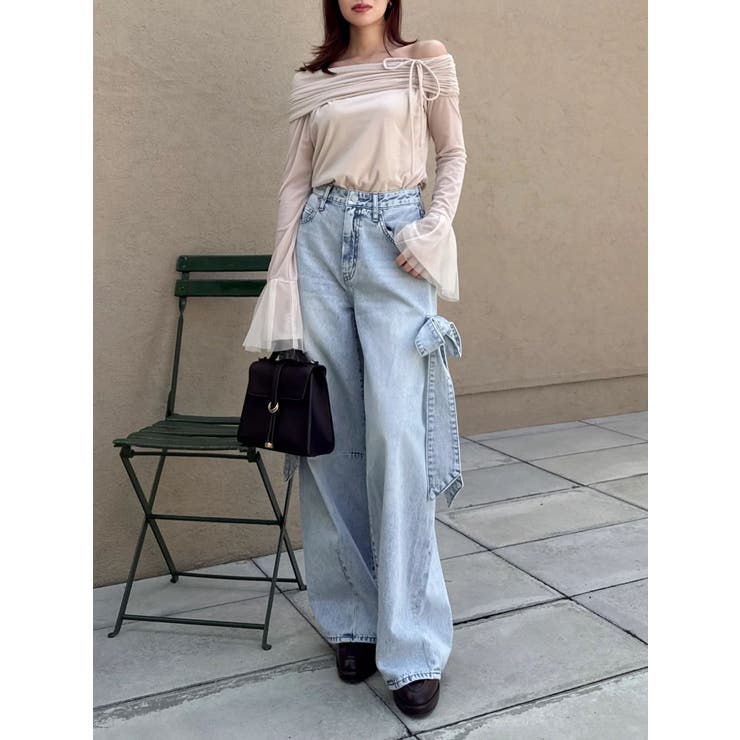 シアーベロアオフショルトップスⅡ | dazzlin | 詳細画像11 