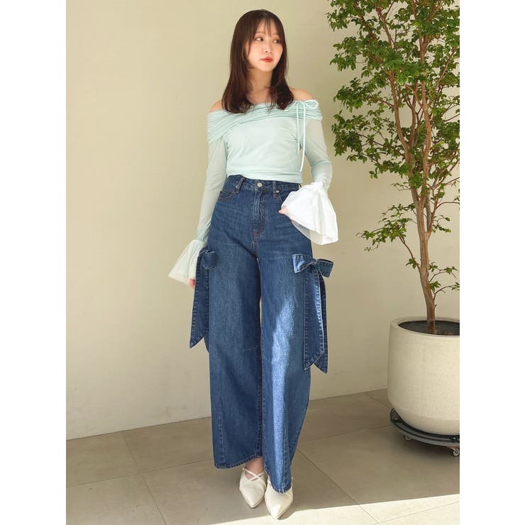 シアーベロアオフショルトップスⅡ | dazzlin | 詳細画像20 