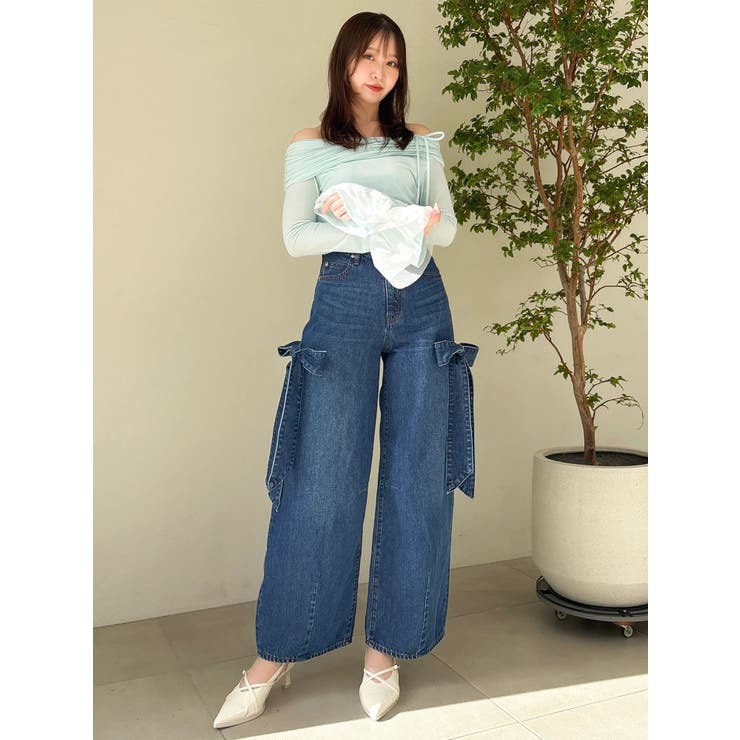 シアーベロアオフショルトップスⅡ | dazzlin | 詳細画像21 