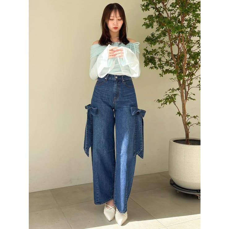 シアーベロアオフショルトップスⅡ | dazzlin | 詳細画像23 