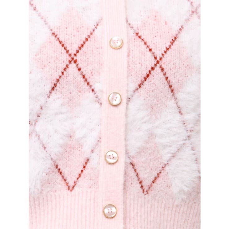 アーガイルオーバーニットトップス | dazzlin | 詳細画像49 