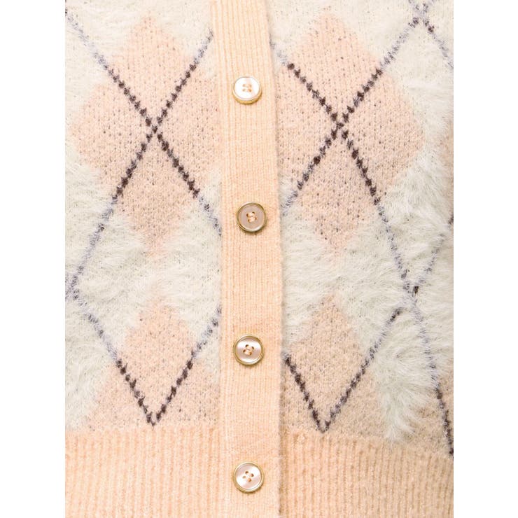 アーガイルオーバーニットトップス | dazzlin | 詳細画像50 