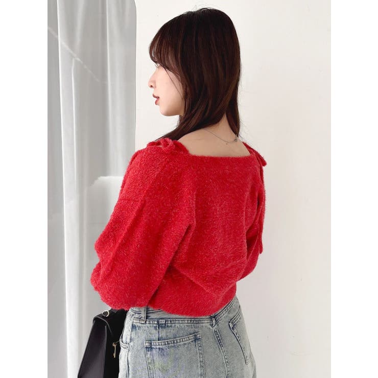 ミニシャギーラメニットカーデトップス | dazzlin | 詳細画像10 