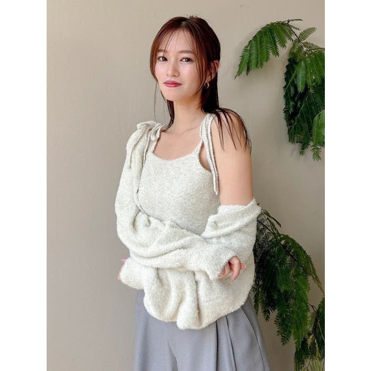 ミニシャギーラメニットカーデトップス | dazzlin | 詳細画像25 