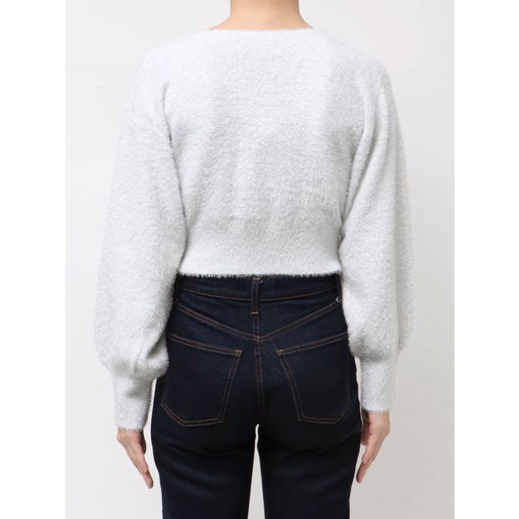 ミニシャギーラメニットカーデトップス | dazzlin | 詳細画像31 