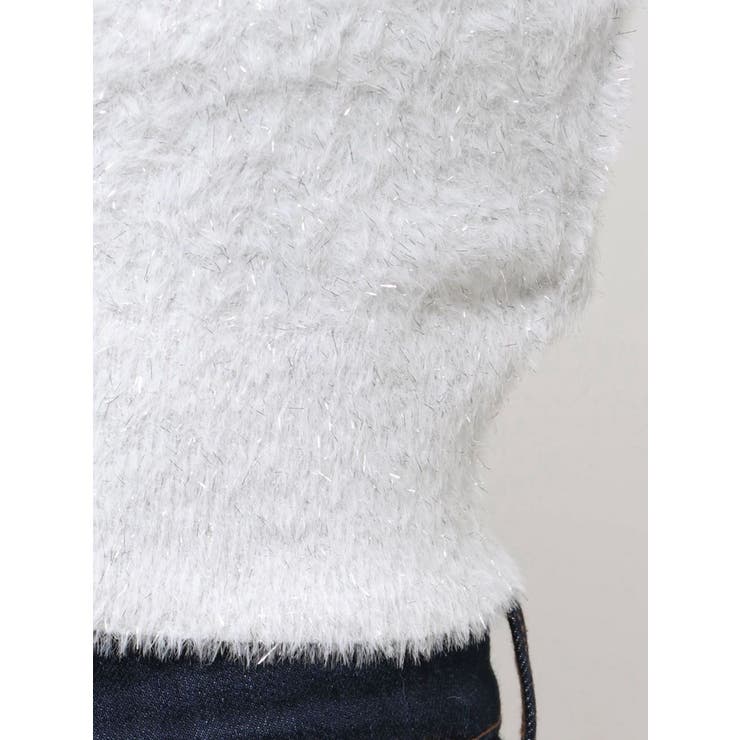 ミニシャギーラメニットカーデトップス | dazzlin | 詳細画像34 