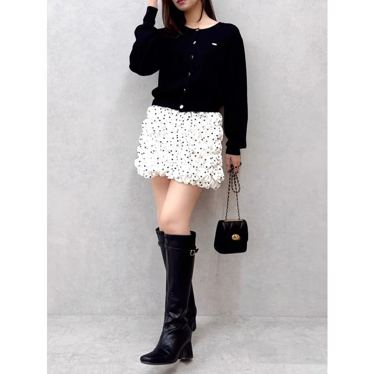 プレートシンプルカーディガン | dazzlin | 詳細画像19 