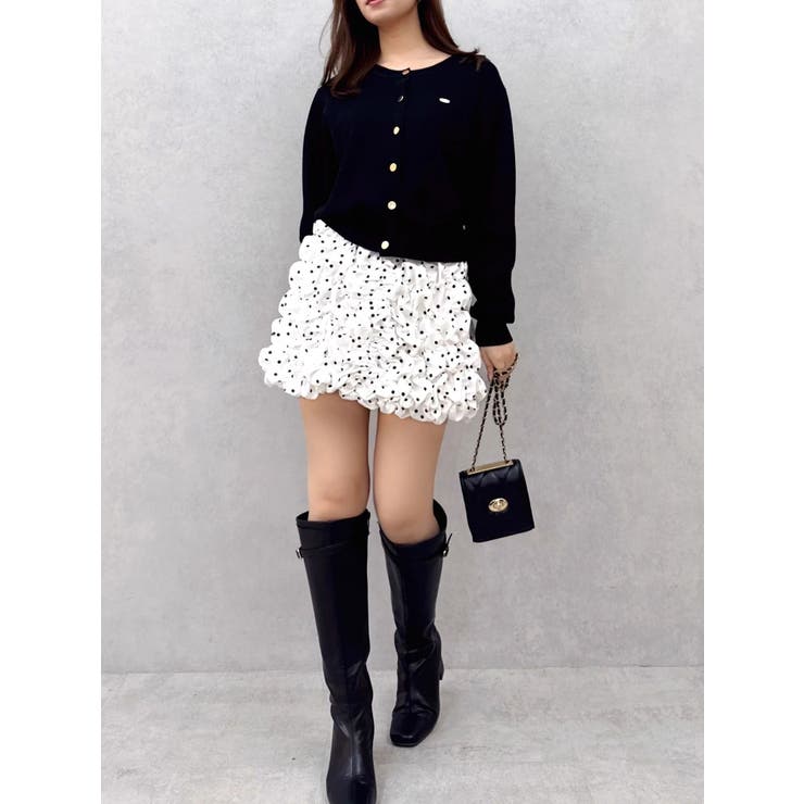 プレートシンプルカーディガン | dazzlin | 詳細画像21 