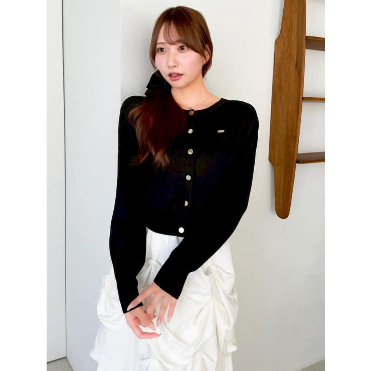 プレートシンプルカーディガン | dazzlin | 詳細画像25 