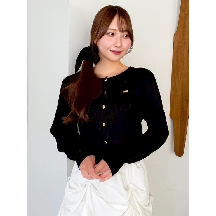 プレートシンプルカーディガン | dazzlin | 詳細画像26 