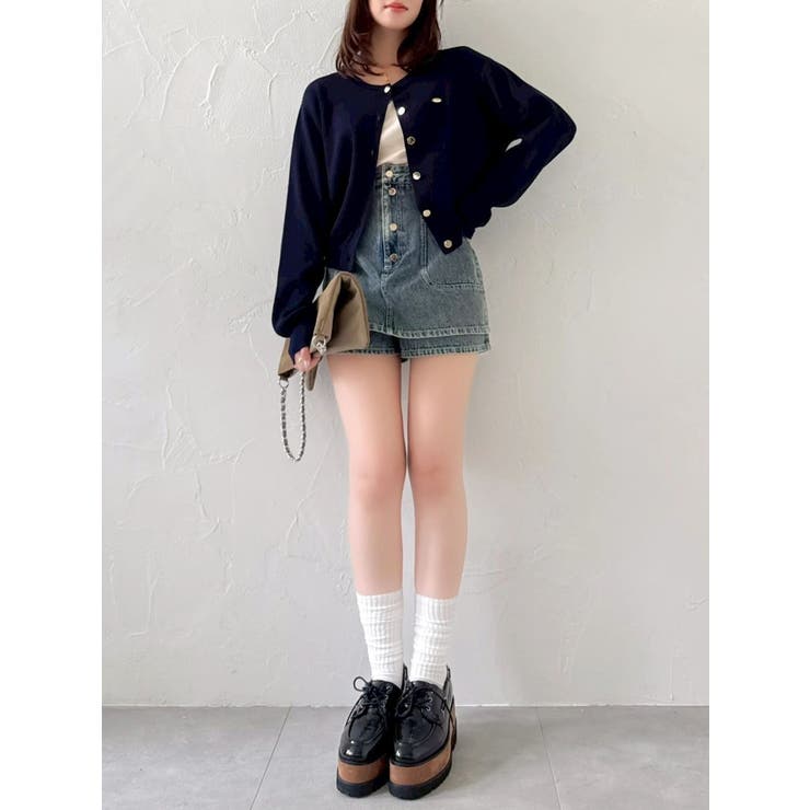 プレートシンプルカーディガン | dazzlin | 詳細画像37 