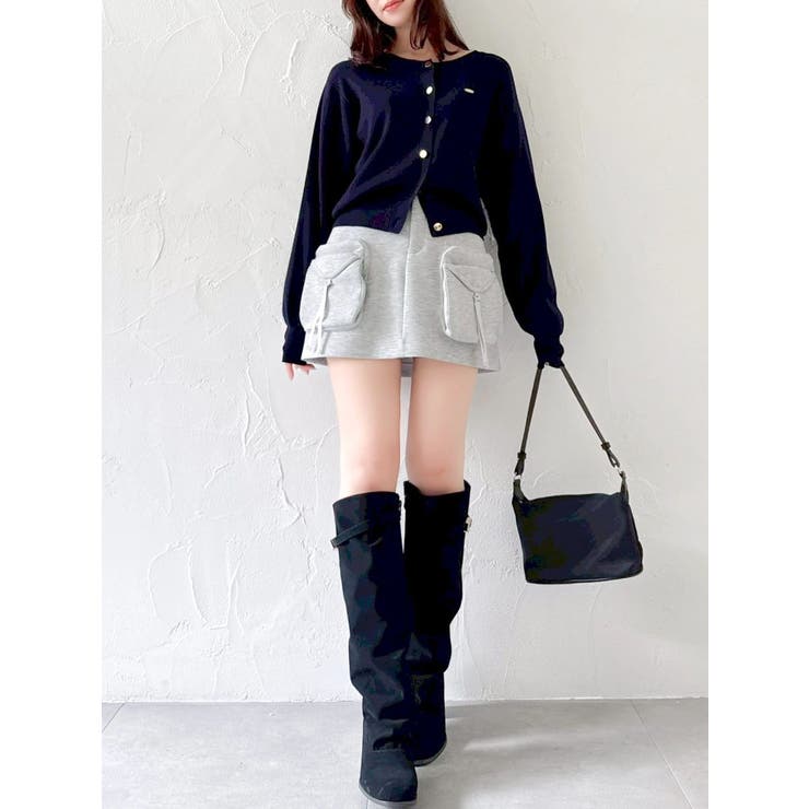 プレートシンプルカーディガン | dazzlin | 詳細画像40 