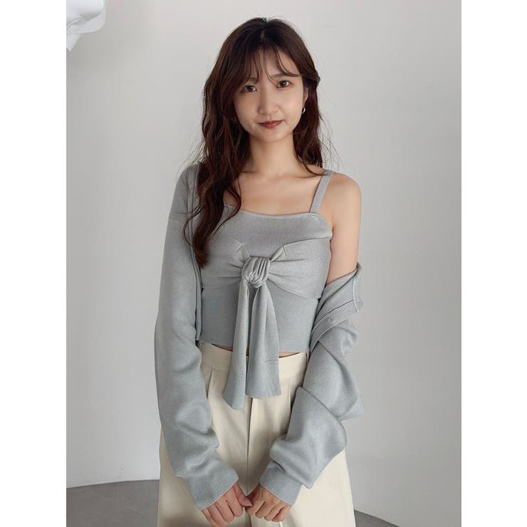 プレートシンプルカーディガン | dazzlin | 詳細画像47 