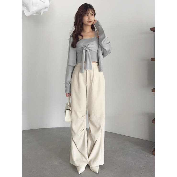 プレートシンプルカーディガン | dazzlin | 詳細画像48 