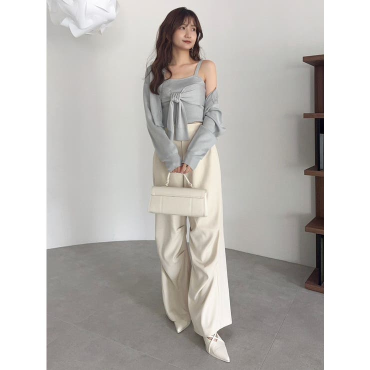 プレートシンプルカーディガン | dazzlin | 詳細画像49 