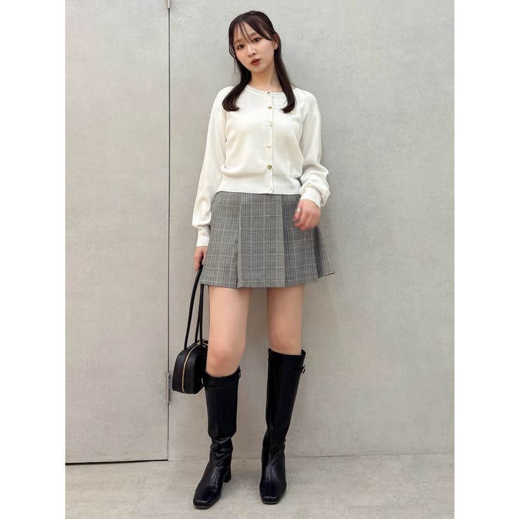 プレートシンプルカーディガン | dazzlin | 詳細画像6 