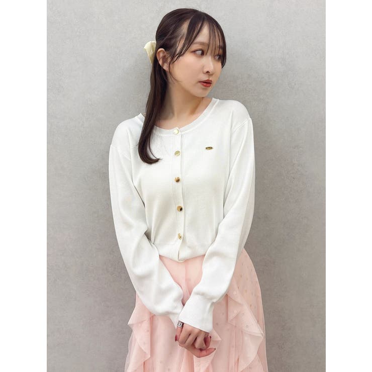 プレートシンプルカーディガン | dazzlin | 詳細画像8 