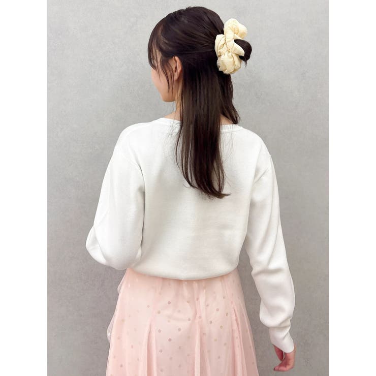 プレートシンプルカーディガン | dazzlin | 詳細画像9 