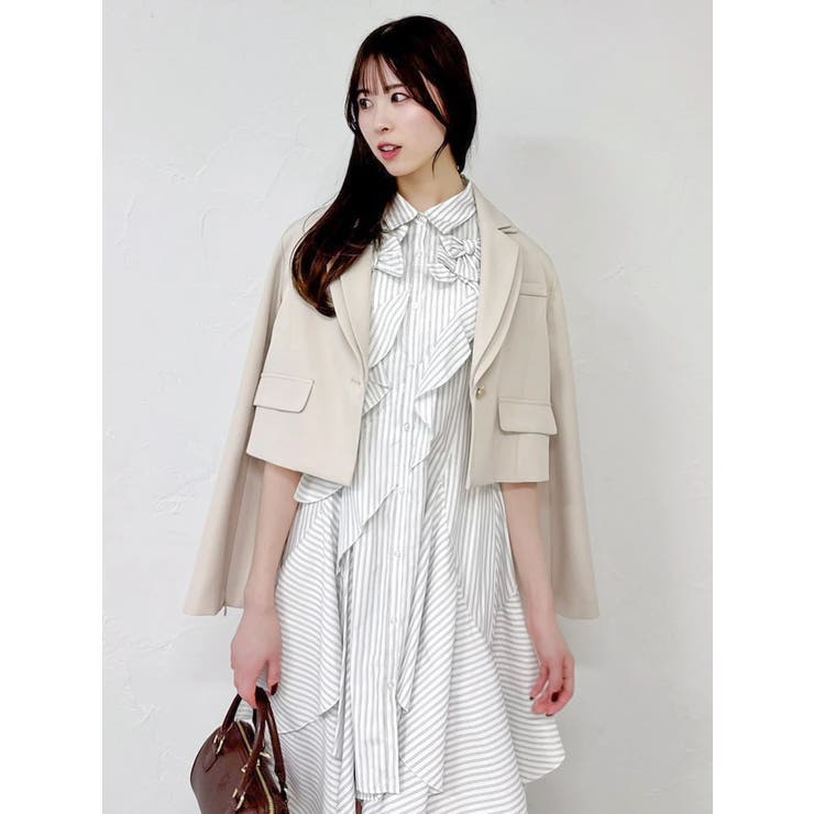 テーラーカラーショートジャケット | dazzlin | 詳細画像11 