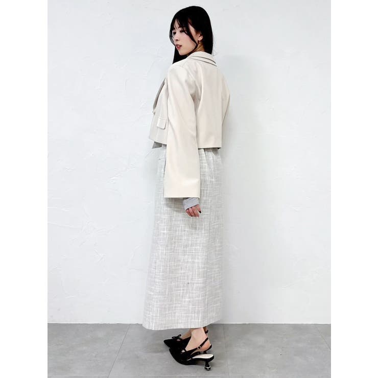 テーラーカラーショートジャケット | dazzlin | 詳細画像16 