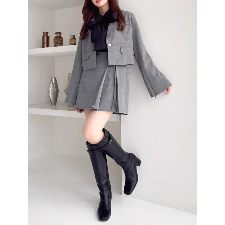 テーラーカラーショートジャケット | dazzlin | 詳細画像19 