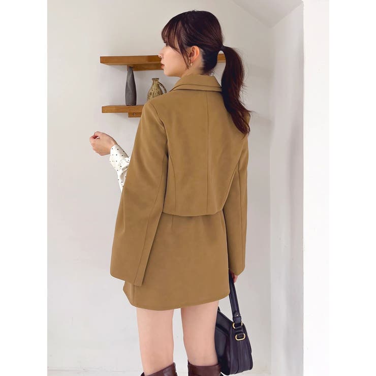 テーラーカラーショートジャケット | dazzlin | 詳細画像21 