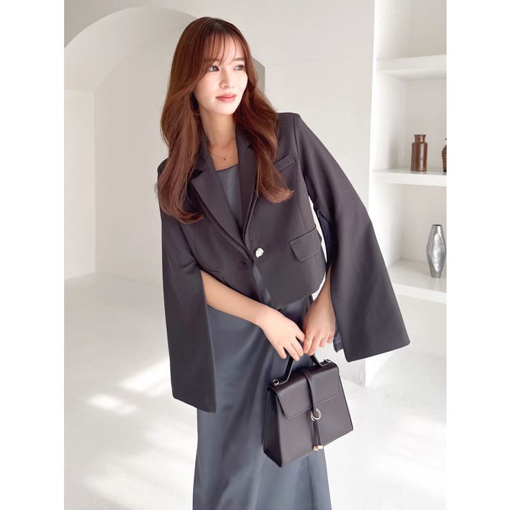 テーラーカラーショートジャケット | dazzlin | 詳細画像30 