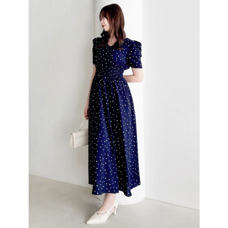 【WEB限定】ハートパターンシャーリングワンピース | dazzlin | 詳細画像26 