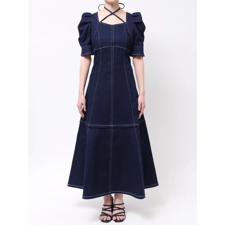 【再生産分】2WAYスイッチングステッチワンピース | dazzlin | 詳細画像44 