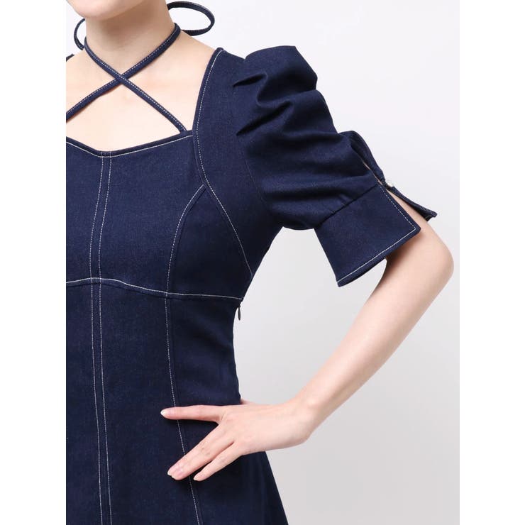 【再生産分】2WAYスイッチングステッチワンピース | dazzlin | 詳細画像48 