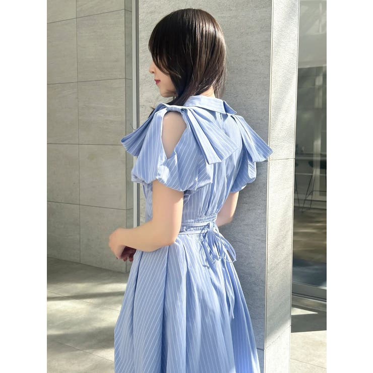 リボンスリーブシャツワンピース | dazzlin | 詳細画像19 