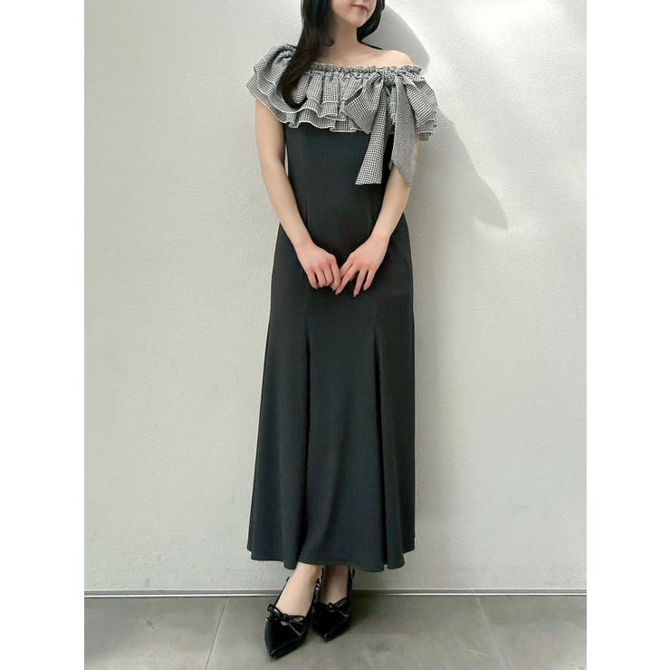 ショルダーリボンフリルカットワンピース | dazzlin | 詳細画像21 