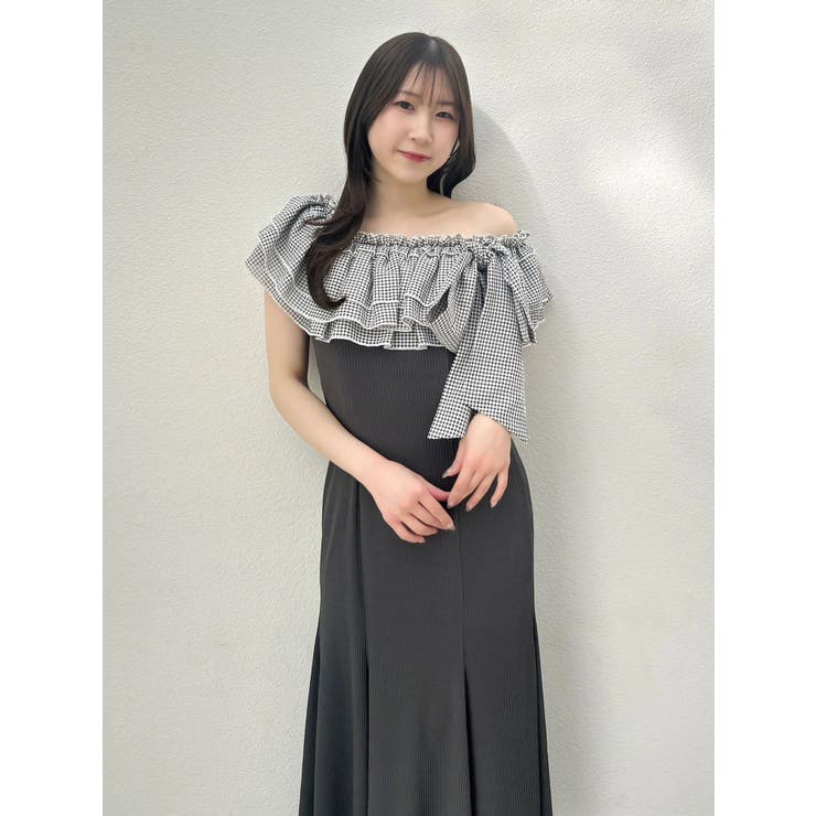 ショルダーリボンフリルカットワンピース | dazzlin | 詳細画像26 