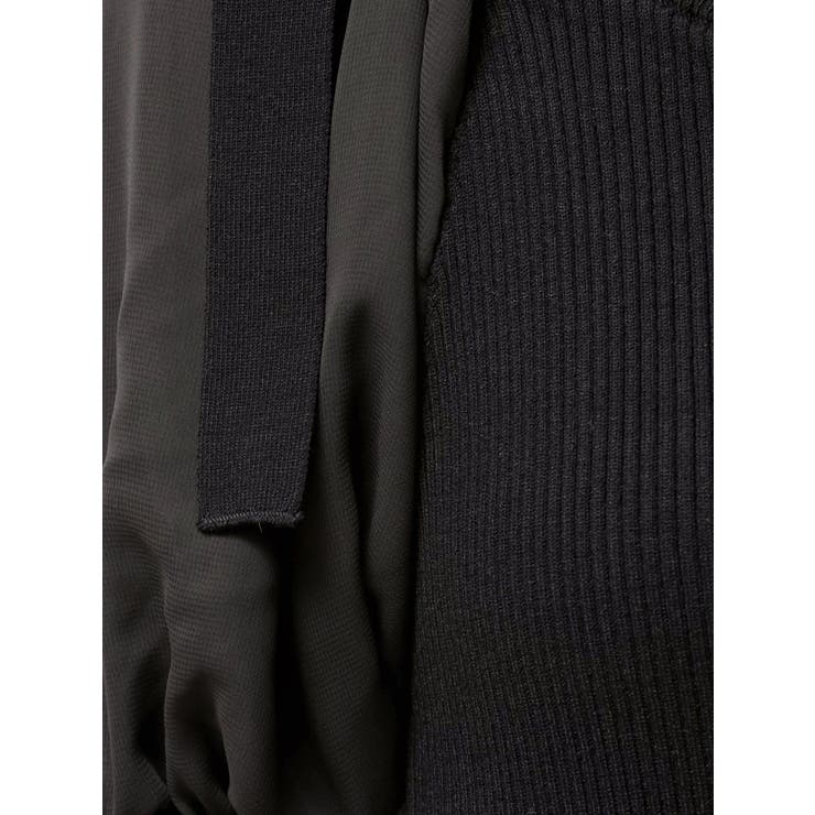 【WEB限定】シフォンスリーブリブニットワンピース | dazzlin | 詳細画像31 